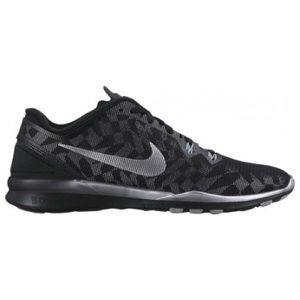 Nike Free 5.0 TR Fit 5 - Women's - Training - Shoes - Black/Metallic Silver
